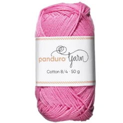Garn Cotton 8/4 50g bubbelrosa