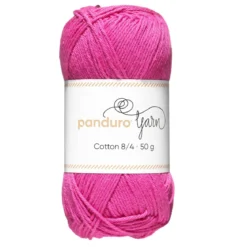 Garn Cotton 8/4 50g cerise