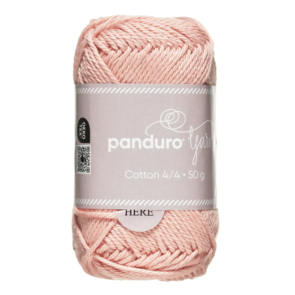 Garn Cotton 4/4 50g gammelrosa