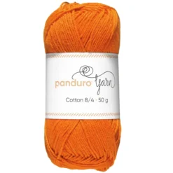 Garn Cotton 8/4 50g klarorange