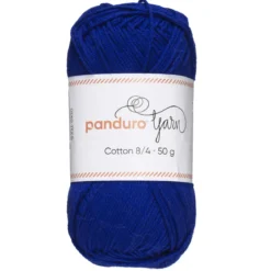 Garn Cotton 8/4 50g kobolt