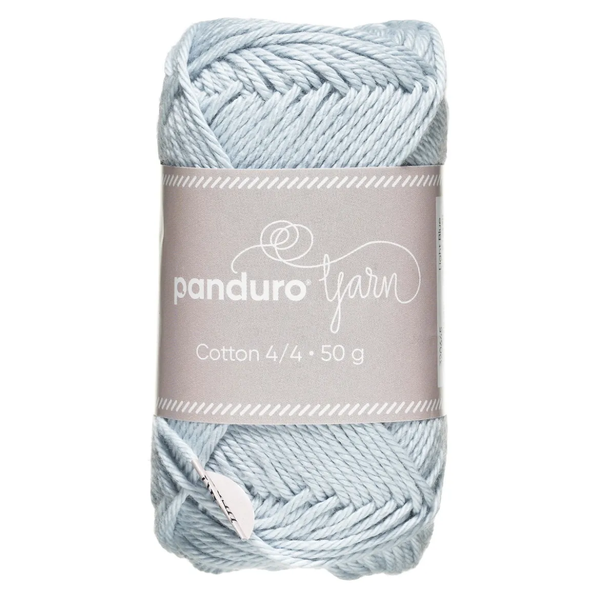Garn Cotton 4/4 50g ljusblå