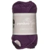 Garn Cotton 4/4 50g mörklila