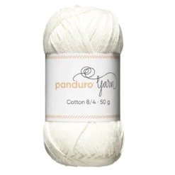 Garn Cotton 8/4 50g natur