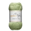 Garn Cotton 8/4 50g pastellgrön