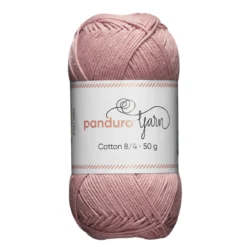 Garn Cotton 8/4 50g puderrosa