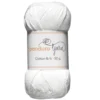 Garn Cotton 8/4 50g vit