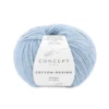 Garn Cotton Merino 50g ljusblå 131