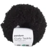 Garn Curly Teddy 50g svart
