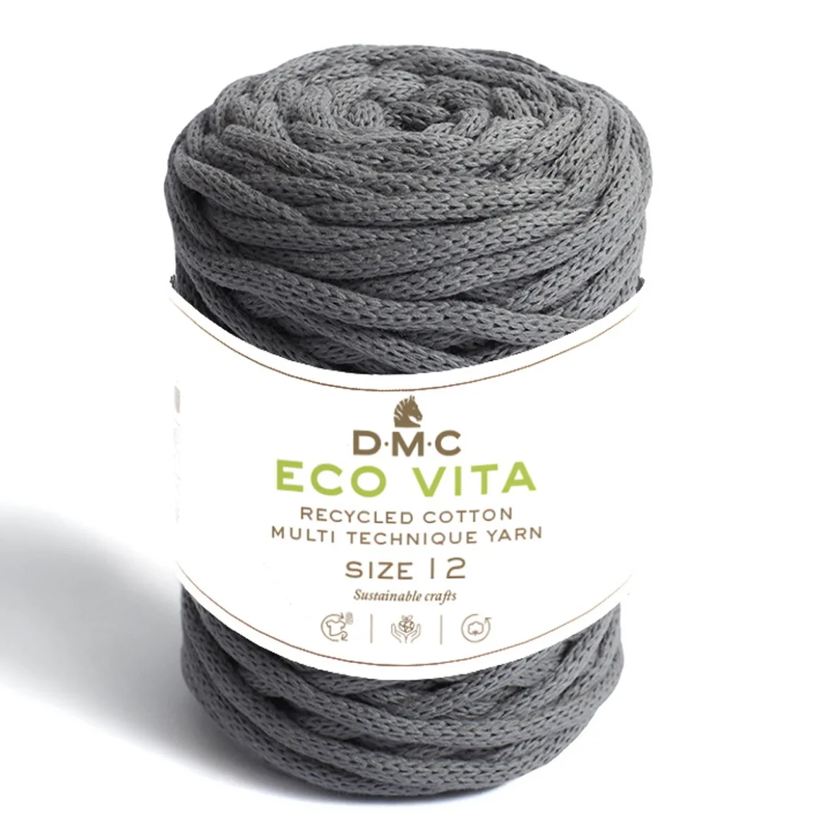 Garn DMC Eco Vita 12 250g – grå 012