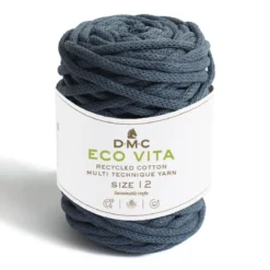 Garn DMC Eco Vita 12 250g – gråblå 076
