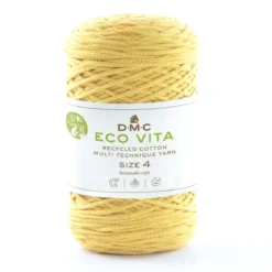 Garn DMC Eco Vita 4 250g – gul 09