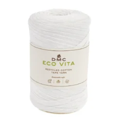 Garn DMC Eco Vita Tape Yarn bandgarn 250g vit