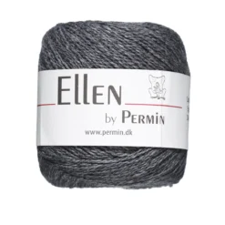 Garn Ellen 50g mörkgrå