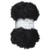 Garn Faux Fur svart 100g