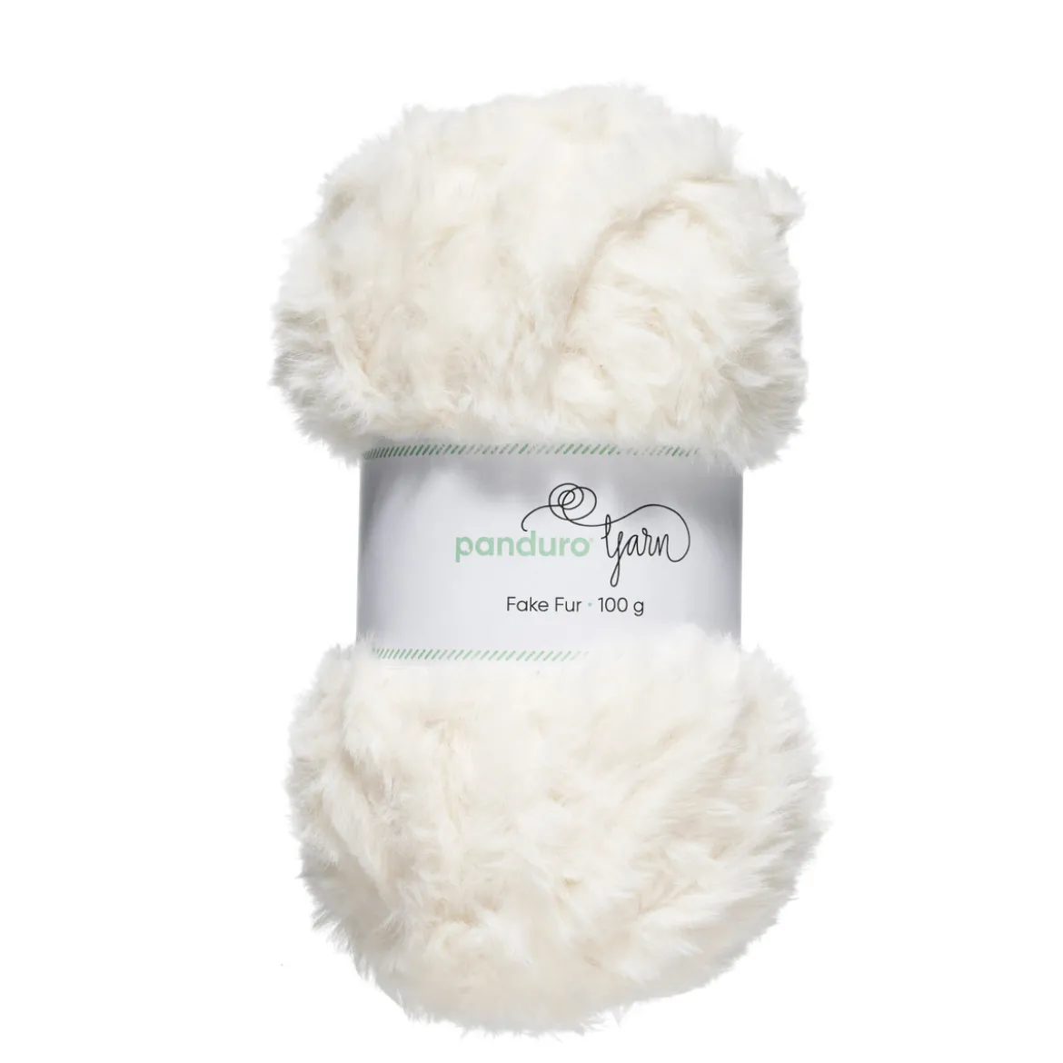 Garn Faux Fur vit 100g