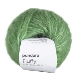 Garn Fluffy 50g grön