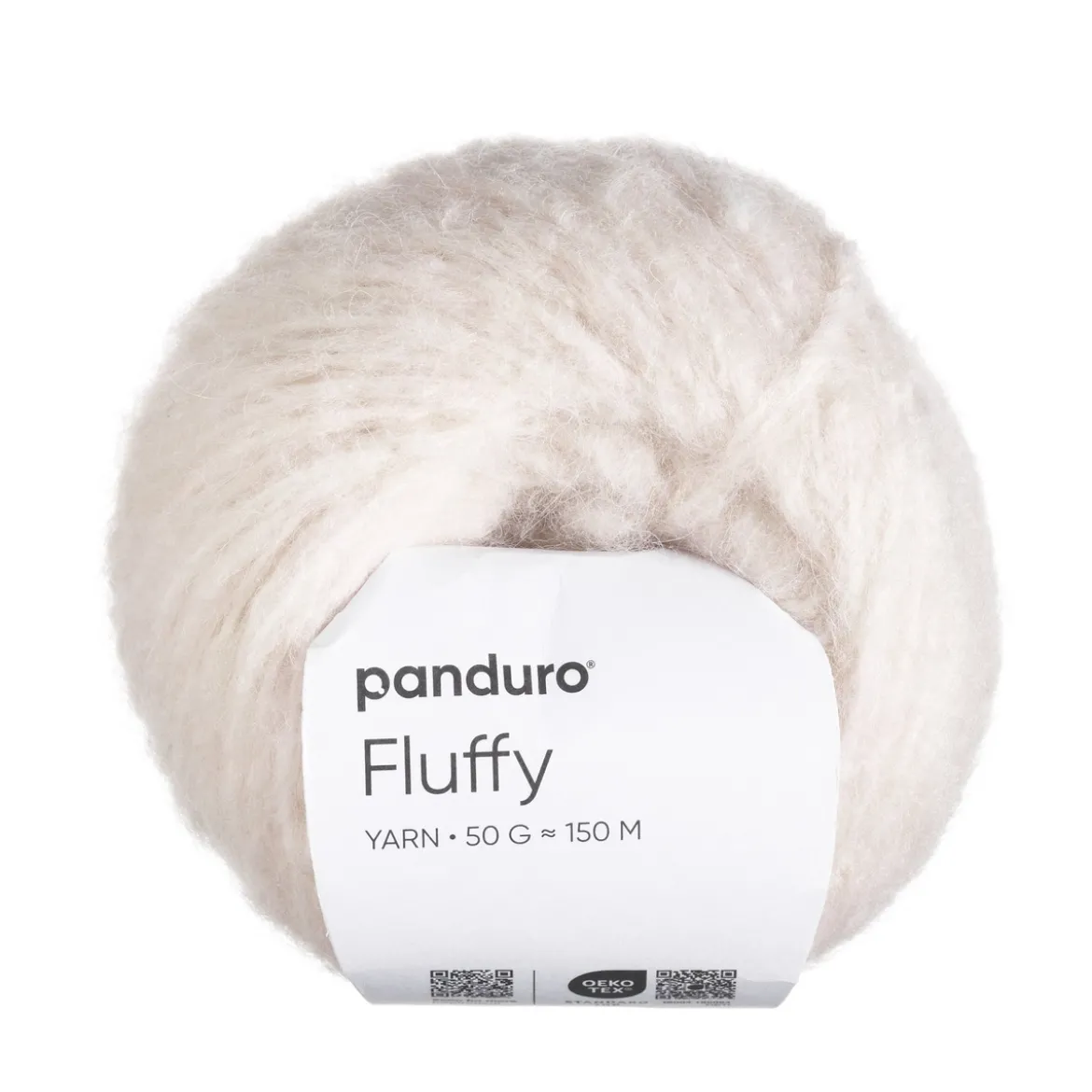 Garn Fluffy 50g vit