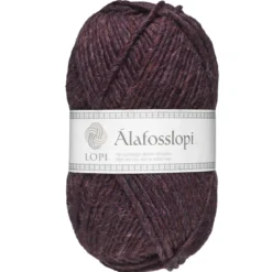 Garn Istex Alafosslopi 100g bordeaux – 9961 Bordeaux heather