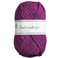 Garn Istex Alafosslopi 100g cerise – 1240 Dark magenta