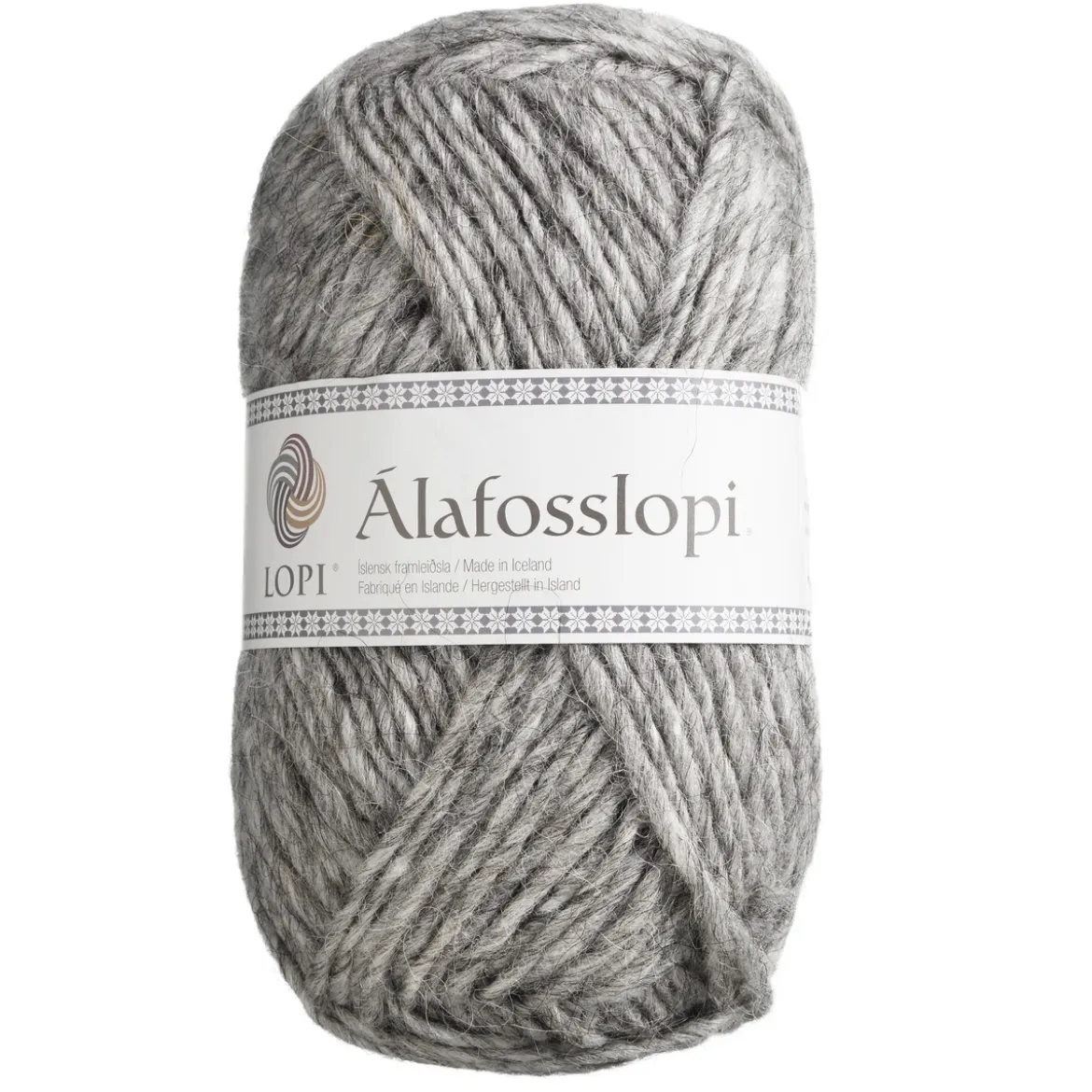 Garn Istex Alafosslopi 100g grå – 0056 Ash heather