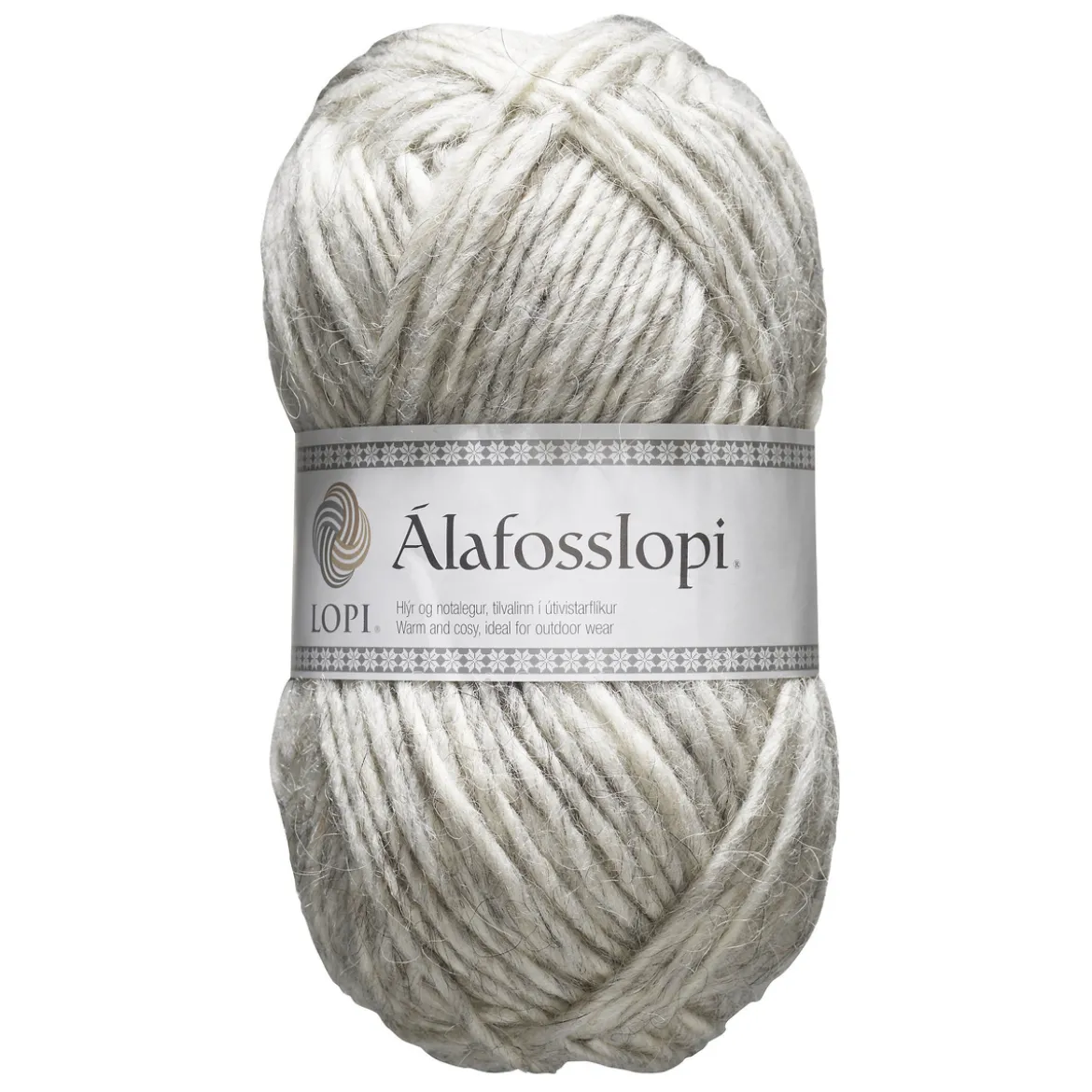 Garn Istex Alafosslopi 100g ljusgrå – 0054 Light ash heather