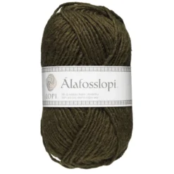 Garn Istex Alafosslopi 100g mörk oliv – 9987 Dark olive