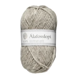 Garn Istex Alafosslopi 100g musbeige – 0086 Light beige heather