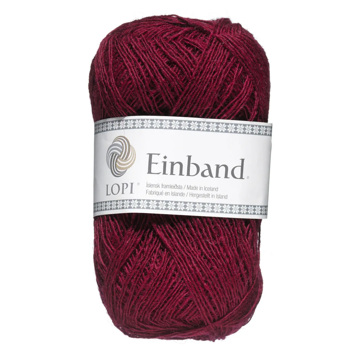 Garn Istex Einband 50g mörkröd – Brick 9165