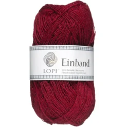 Garn Istex Einband 50g röd – Crimson 0047