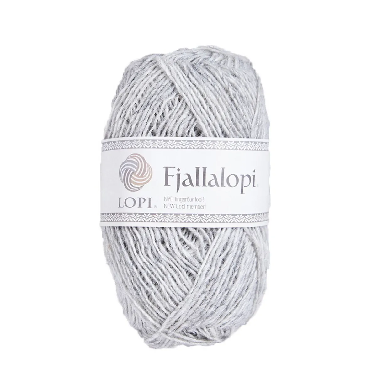 Garn Istex Fjallalopi 50g ljusgrå – Frost grey 3054