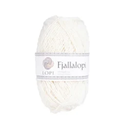 Garn Istex Fjallalopi 50g vit – Lily white 3051