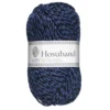 Garn Istex Hosuband 100g blå/svart – Blue-black 0226