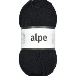 Garn Järbo Alpe 50 g svart – 36118 Black