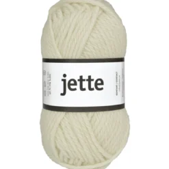 Garn Järbo Jette 50g naturvit – 26317 Vanilla white