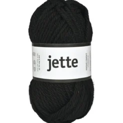 Garn Järbo Jette 50g svart – 26319 Black