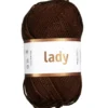 Garn Järbo Lady 50g brun – 44209 Brown