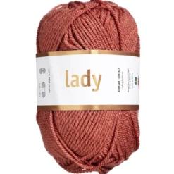 Garn Järbo Lady 50g gammelrosa – 44218 Old rose