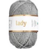 Garn Järbo Lady 50g grå – 44203 Grey