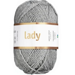 Garn Järbo Lady 50g grå – 44203 Grey