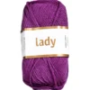 Garn Järbo Lady 50g lila – 44221 Mauve orchid