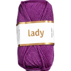 Garn Järbo Lady 50g lila – 44221 Mauve orchid