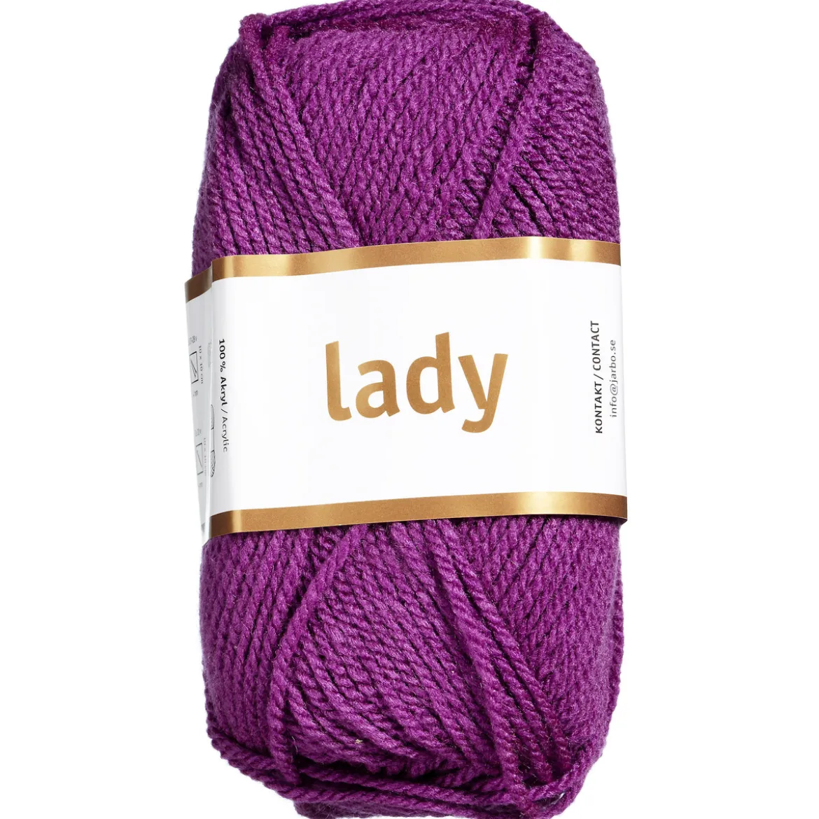 Garn Järbo Lady 50g lila – 44221 Mauve orchid