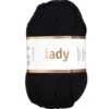 Garn Järbo Lady 50g svart – 44201 Black