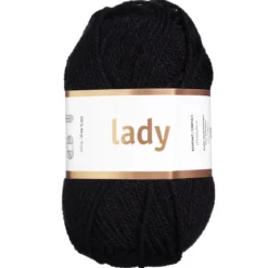 Garn Järbo Lady 50g svart – 44201 Black
