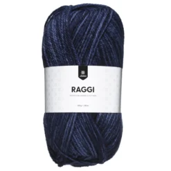 Garn Järbo Raggi 100g blåmelerat – Stonewash denim 15242