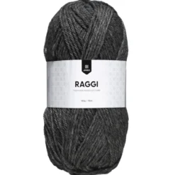Garn Järbo Raggi 100g grå – Grey 15119