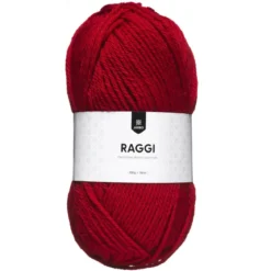 Garn Järbo Raggi 100g röd – Red 1511