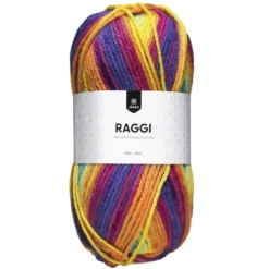 Garn Järbo Raggi 100g splash – Splash 15115