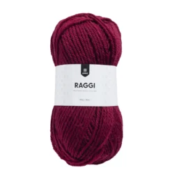 Garn Järbo Raggi 100g vinröd – Maroon red 15126